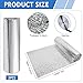 Supkiir RV Window Shade Reflective Insulation Roll, 20 Ft x 15.6 in DIY Double-Sided Aluminium Foil Heat Blocker, RV Sunshade Skylight Cover for Motorhome Car Truck Travel Trailer Attic Garage Door