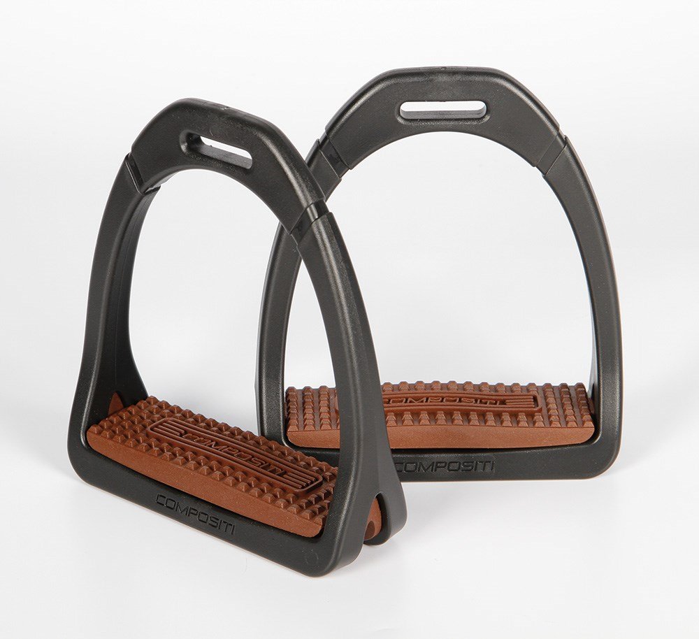 Étriers Compositi Profile Premium design marron et haute résistance adulte M