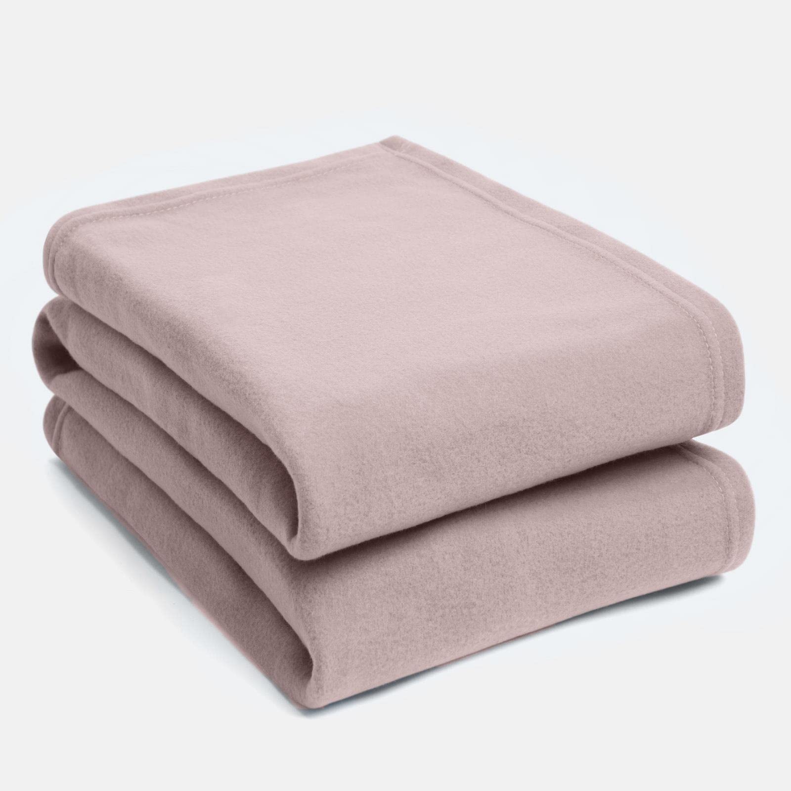 150cm Lightweight Yoga Fleece Blanket (Dusty Rose)