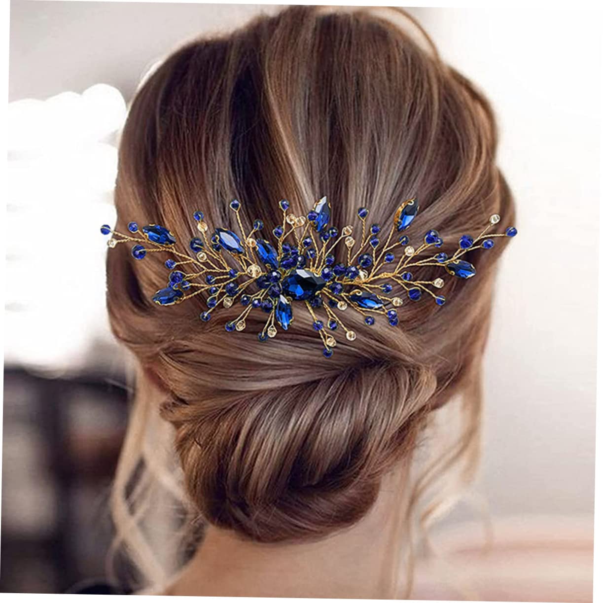 Healeved Lot De 4 Peignes À Cheveux En Cristal Pour Enterrement De Vie De Jeune Fille Accessoire De Coiffure Pour Un Look Élégant