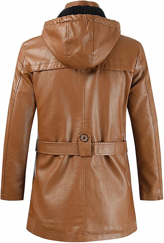 BIG SLEEVE FAUX LEATER ジャケット Frill Faux Leather Rider Jacket – axes femme from JAPAN