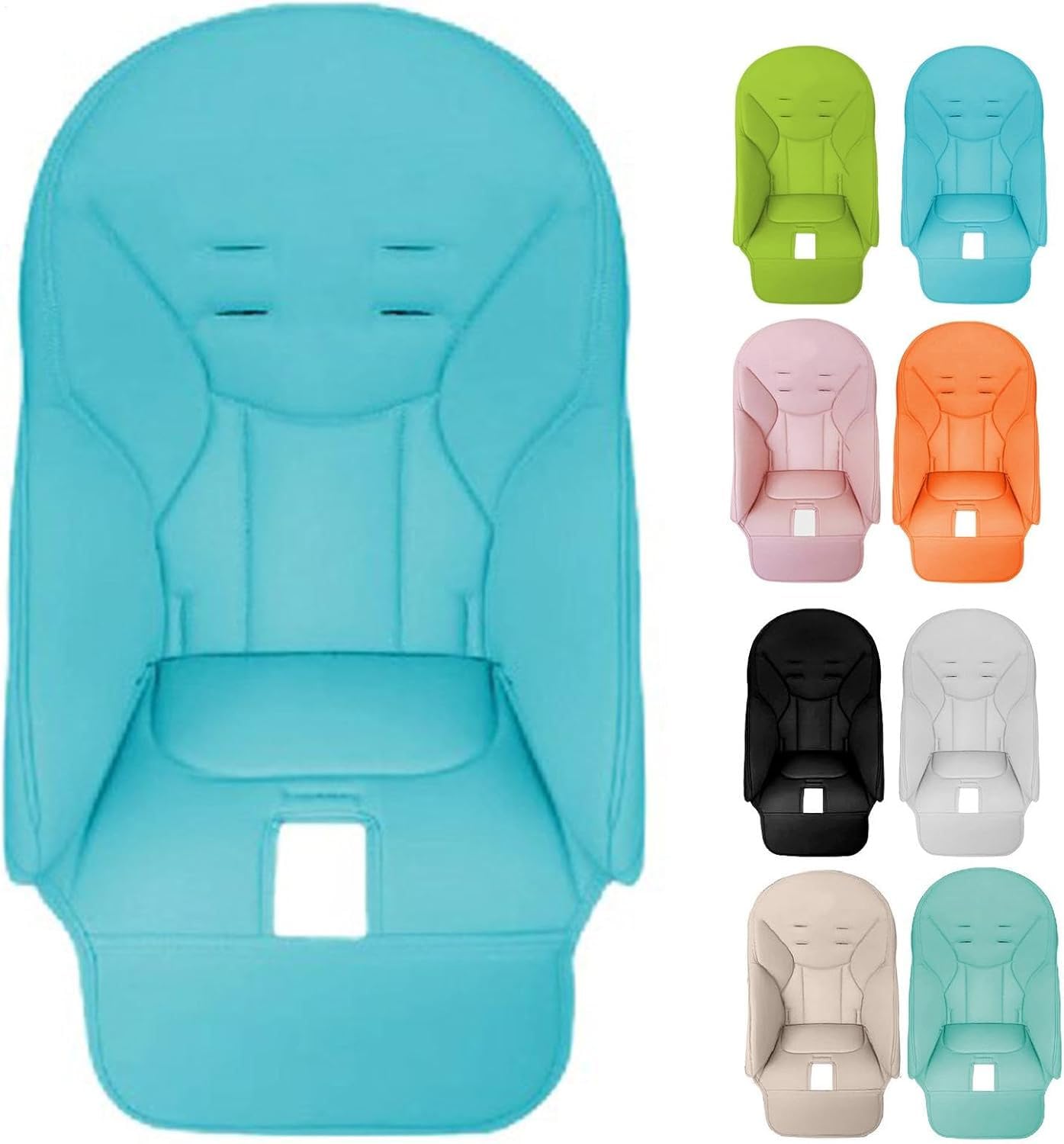 Baby High Chair Cushion - Baby High Chair Cover Replacement, Breathable PU Leather Cover for Kids Dining Chairs, Kids Dining Chairs Seat Cushion for Peg-peregos,Siesta Zero3,Baoneo,KosmicJané