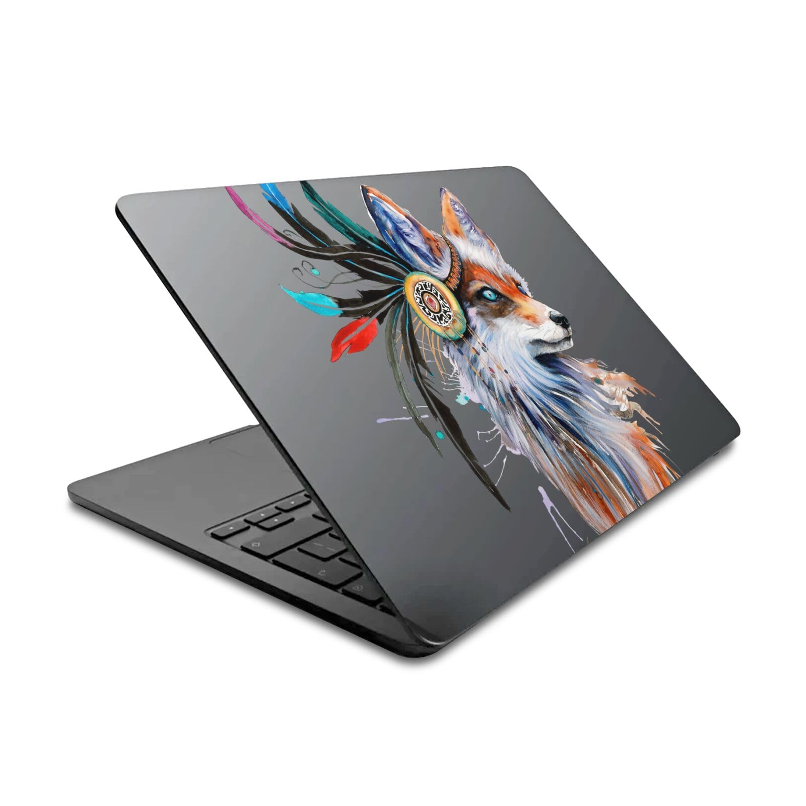 Autocollant Renard pour MacBook Air 13.6 A2681 Pixie Cold Vinyle - 7