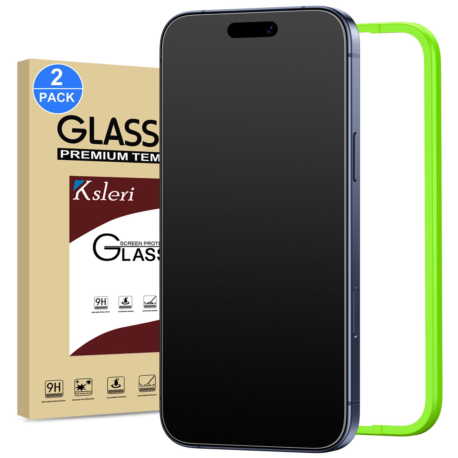2 Piezas Protector Pantalla Mate para iPhone 17 Pro Max 6,9 Pulgadas, Pelicula Cristal Vidrio Templado Screen Protector Matte, Antireflejo e Antihuellas, Dureza 9H, Ultra Resistente