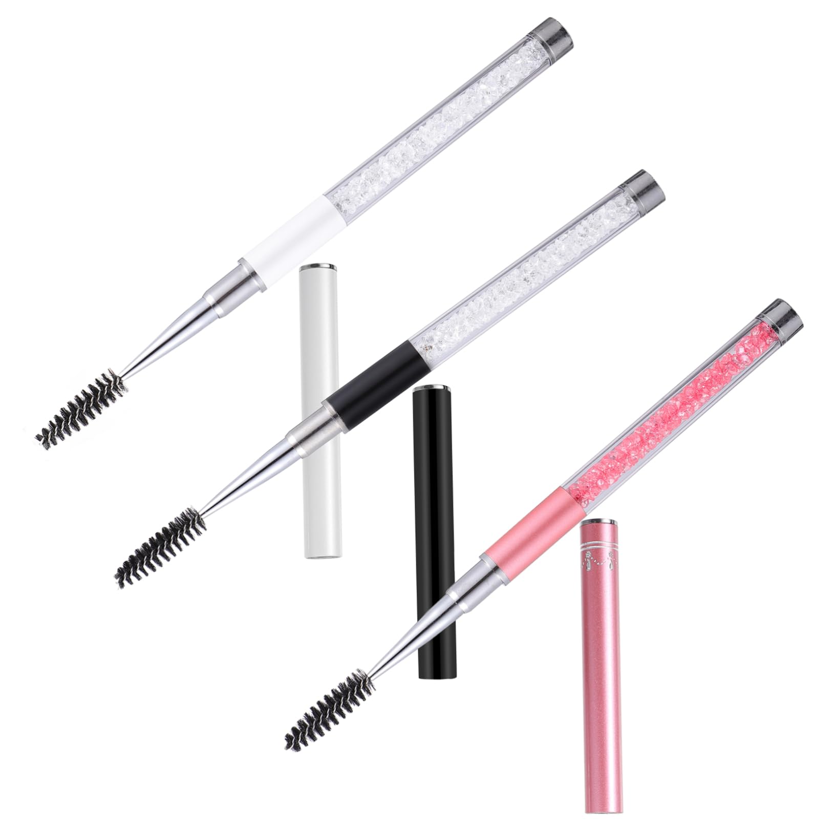 OHPHCALL Eyelash Wand Set with Spiral Brush Lash Tools for Natural Charming Look