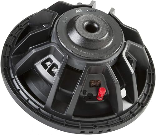Miniatura 2 de Polk Audio MM1242 SVC MM1 Series Subwoofer marino y para automóvil de 12 pulgadas, 900 W, respuesta de frecuencia de 26-200 Hz, bobinas de voz