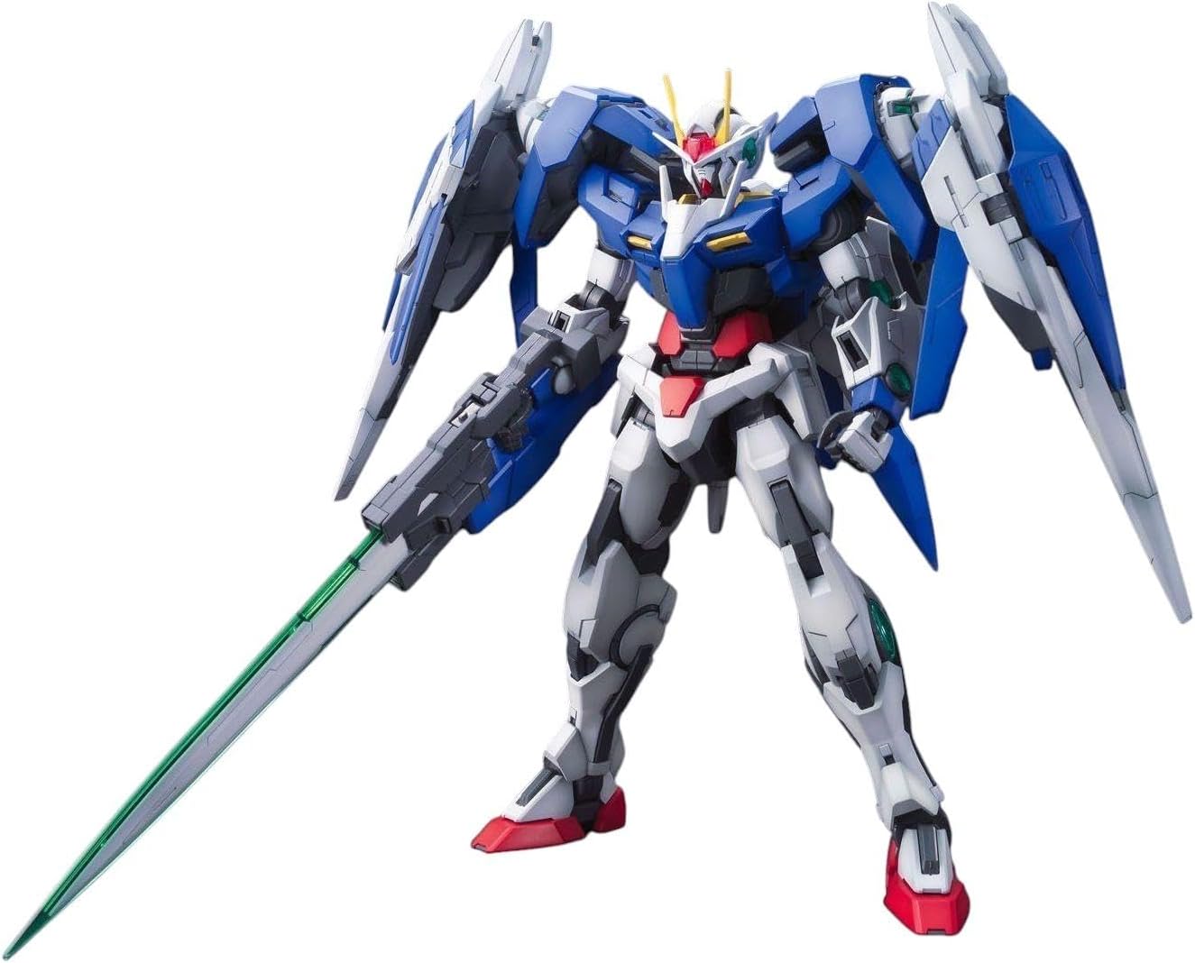 00 Raiser Gundam 00", Bandai MG, 1/100 Scale, Color Coded Plastic Model