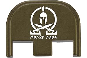 Olive Drab Green Gen 5 SPEC OMEGA Crossed Swords Rear Slide Cover Plate for Glock