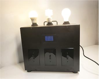 110V AC Educational Light Bulb Comparison Display