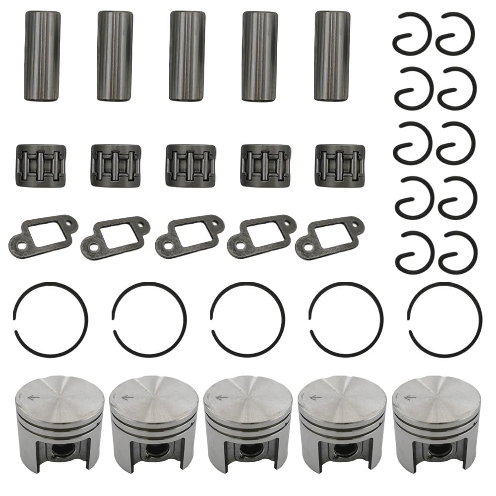 Kit roulements segments piston 38 mm pour stopper la perte de puissance MS180