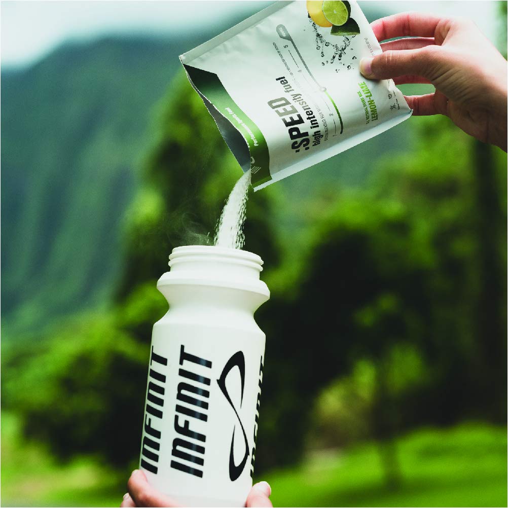 INFINIT Nutrition SPEED High-intensity Fuel All-in-one 230 Calories Per Serving Sport Hydration Drink Mix - No Gels, Bars, or Salt Pills, Natural Carbs, Electrolytes, Gluten Free, Vegan Lemon-Lime Flavor