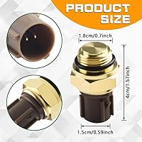 Vista 2 de Radiator Coolant Fan Switch, Water Temperature Sensor, Engine Coolant Temp Sensors Replace OEM #37760-P00-003, Coolant Temperature Sensor & Cooling