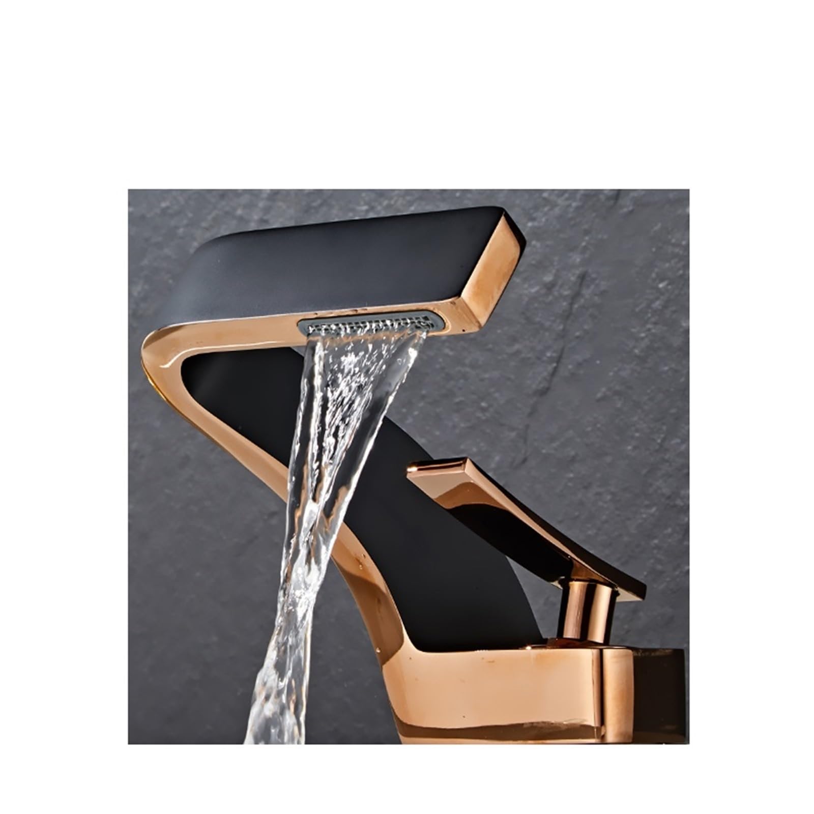 Lyvqzpwlr Color-5 Bathroom Basin Pillar Taps, Multicolor Basin Faucet Deck Mounted Hot Cold Water Bathroom Mixer Tap(Color-5)
