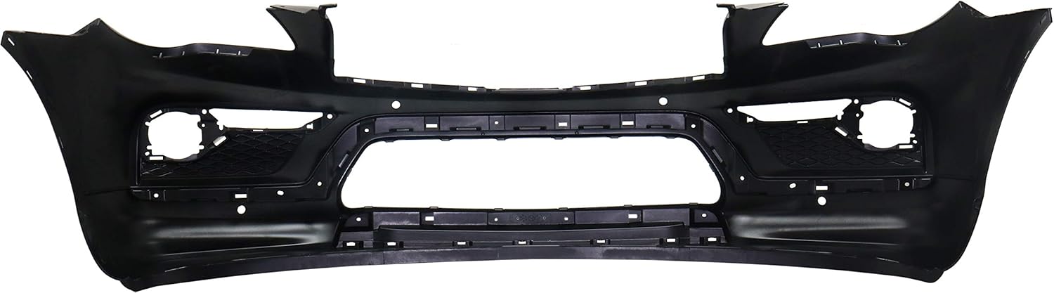 Go-Parts - Front Bumper Cover for Infiniti QX50 2016-2017, Primed (Ready to Paint), with Park Distance Sensor Holes, Without Intelligent Cruise Control, Replacement