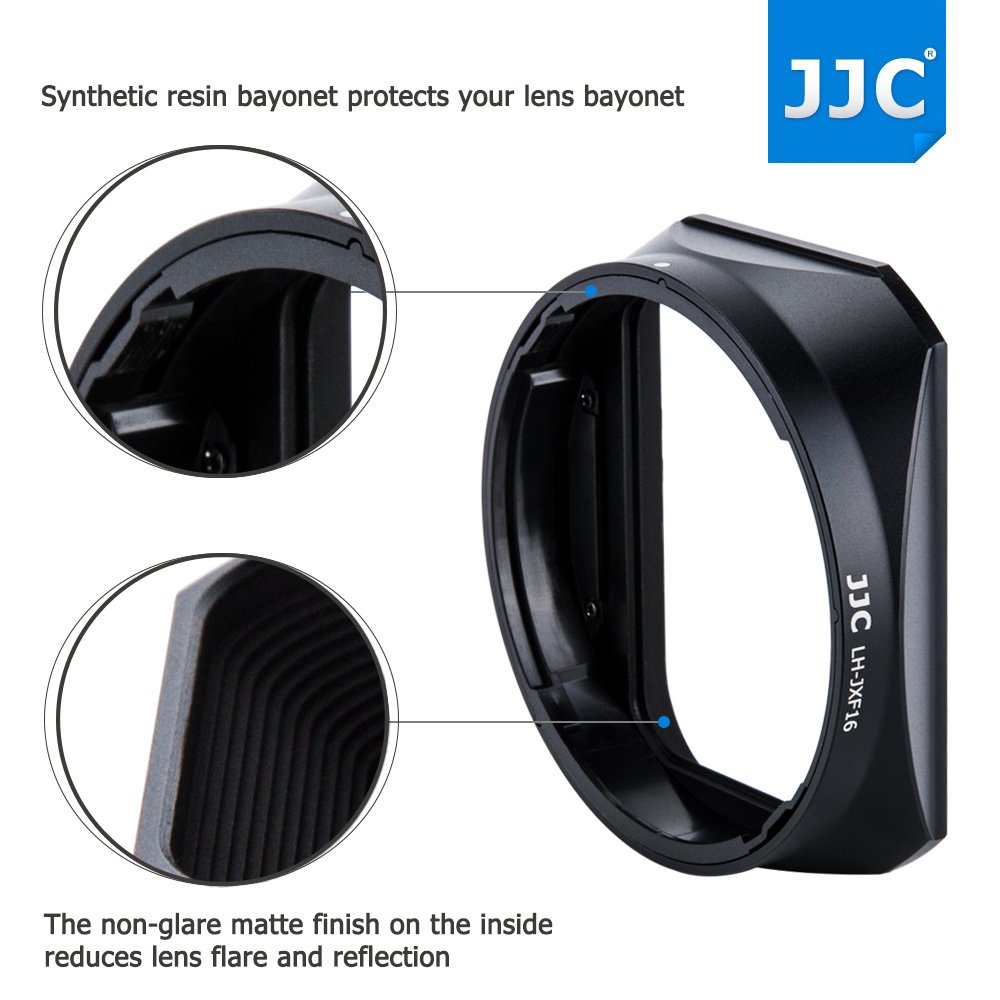 Amazon | JJC メタル 正方形 レンズフード + フードキャップ