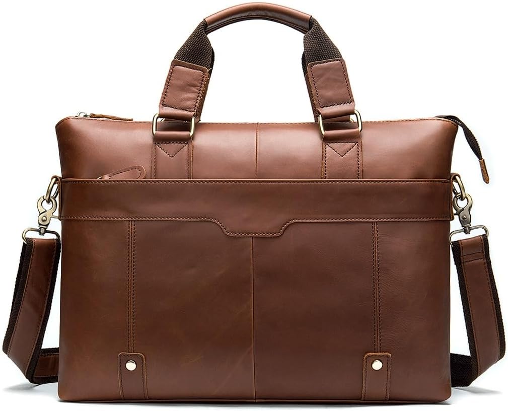 Carrying Briefcase Business Top Layer Cowhide Computer Bag Shoulder Crossbody
