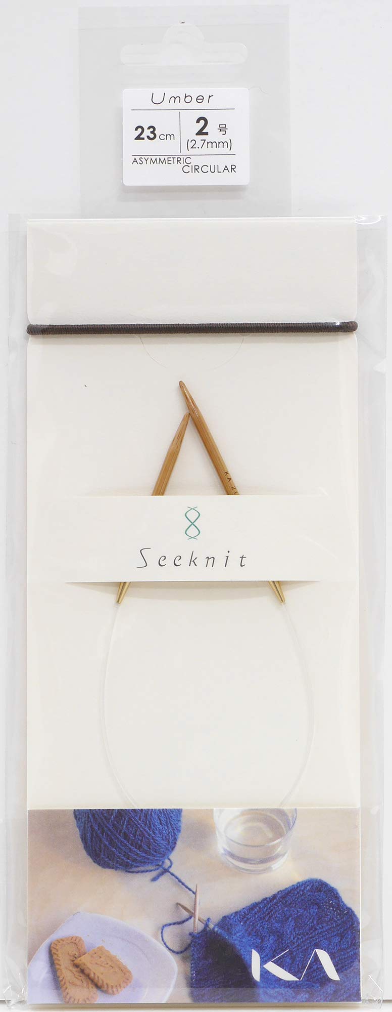 Amazon | キンキ 編み針 Seeknit Umber 非対称輪針 23cm 2号 56062
