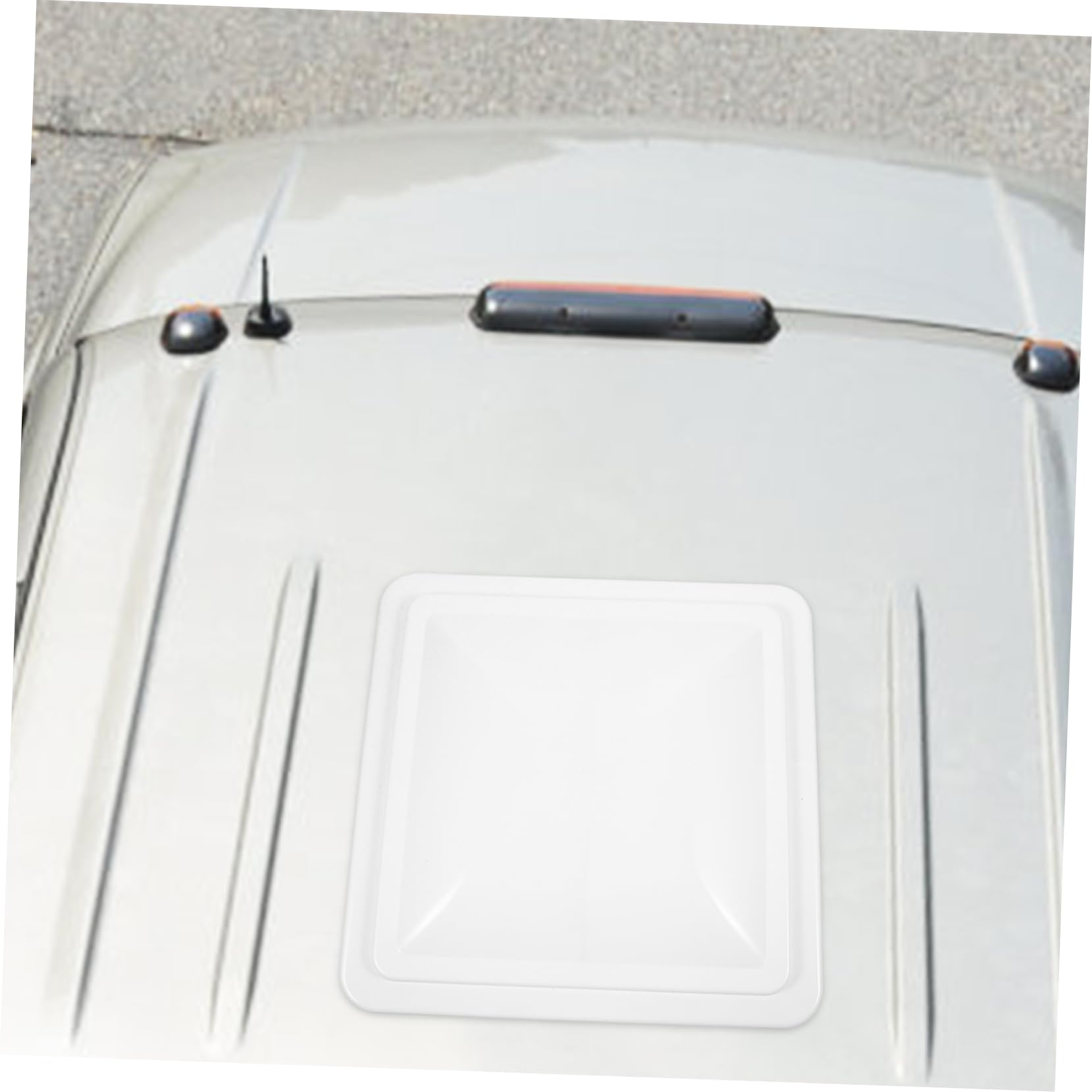 Copertura 14x14 Plastica e Bianca per Camper Finestra in Termico Pollici Efficiente Isolamento Ventilazione per Tetto Rv e Ventilazione Bagno