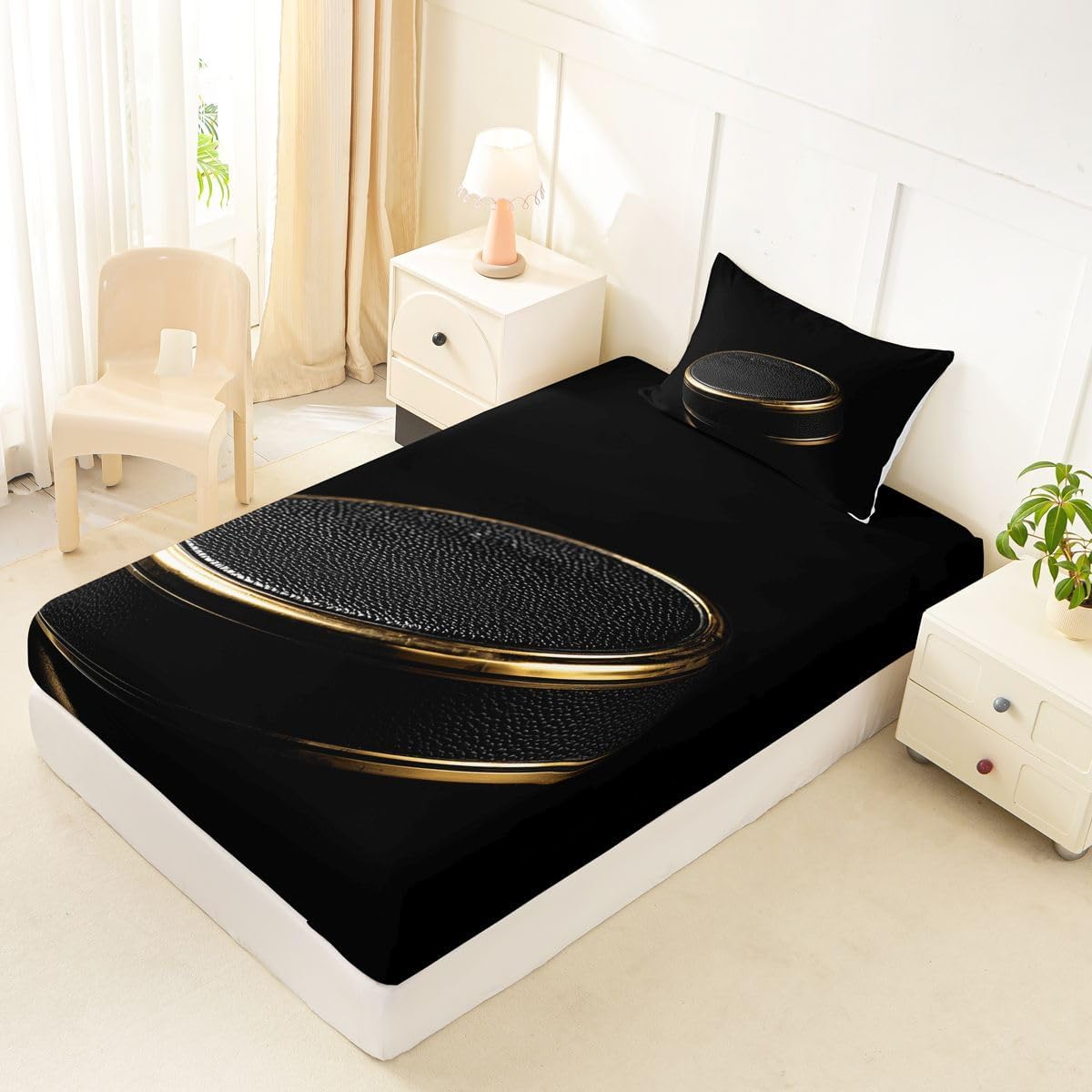Erosebridal Ice Hockey Fitted Sheet Twin image 3
