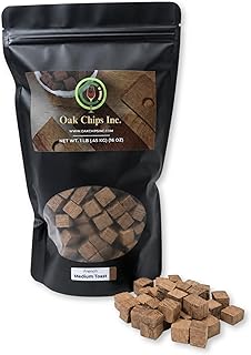French Oak Cubes for Brewing - Medium Toast - 1 lb - Perfect for Aging Wines, Spirits, Beer, and More!