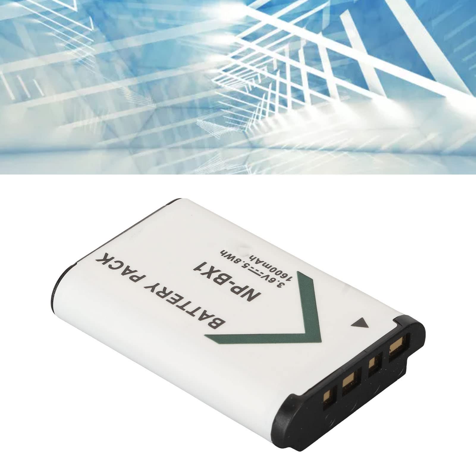 NP-BX1 Kamera Akku – Ersatzakku Für Sony ZV1, RX100 Serie, 3,6V, 1600mAh, Inkl. Aufbewahrungsbox