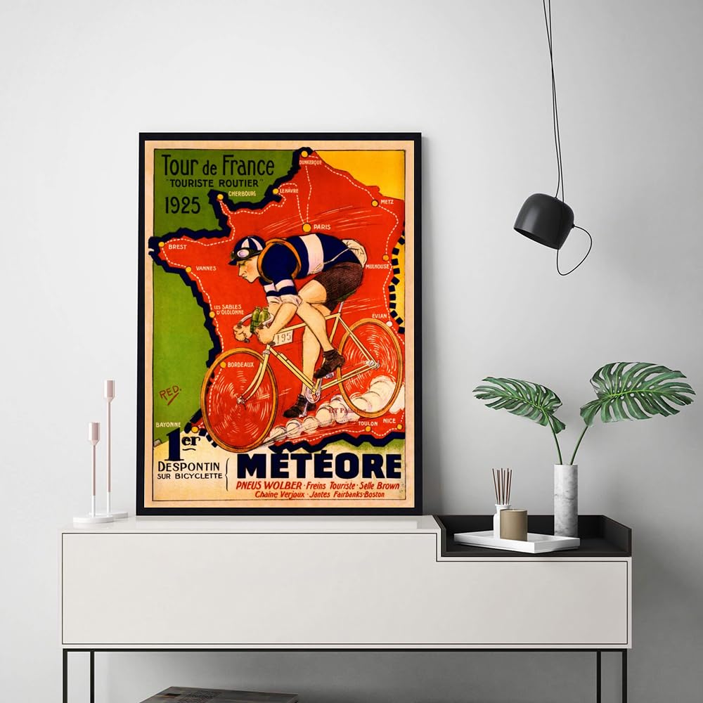 Amazon｜ツール・ド・フランス1925ポスター自転車サイクリング