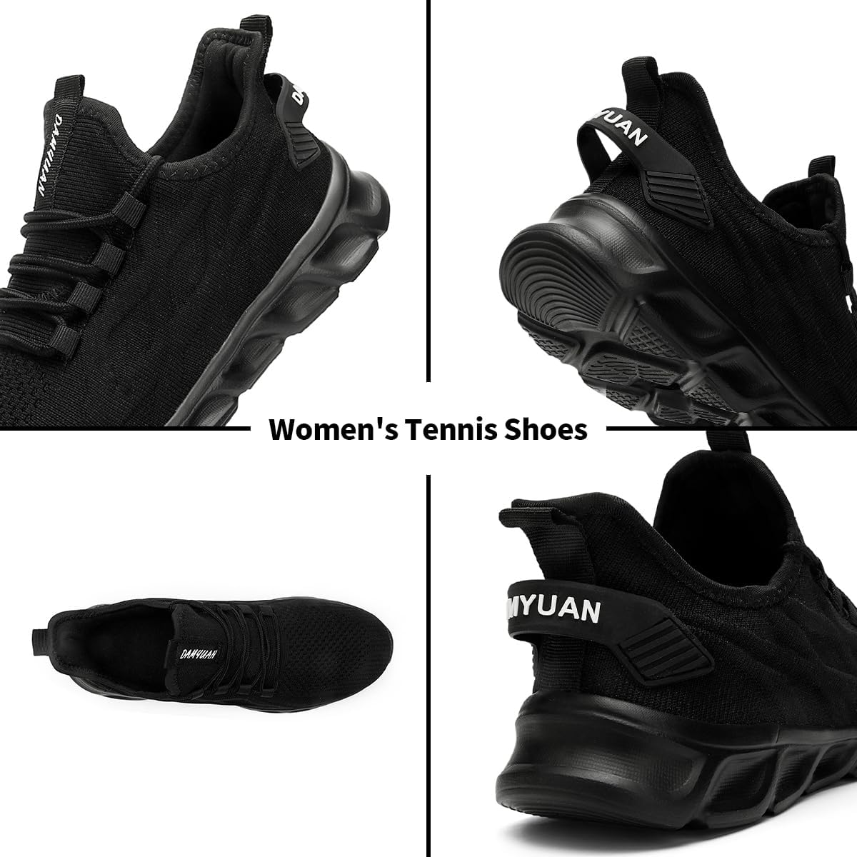 Women's Walking Shoes Tennis Slip on Non Slip Work Running Athletic Ladies Sneakers Lightweight Mesh Shoes for Women - Image 6