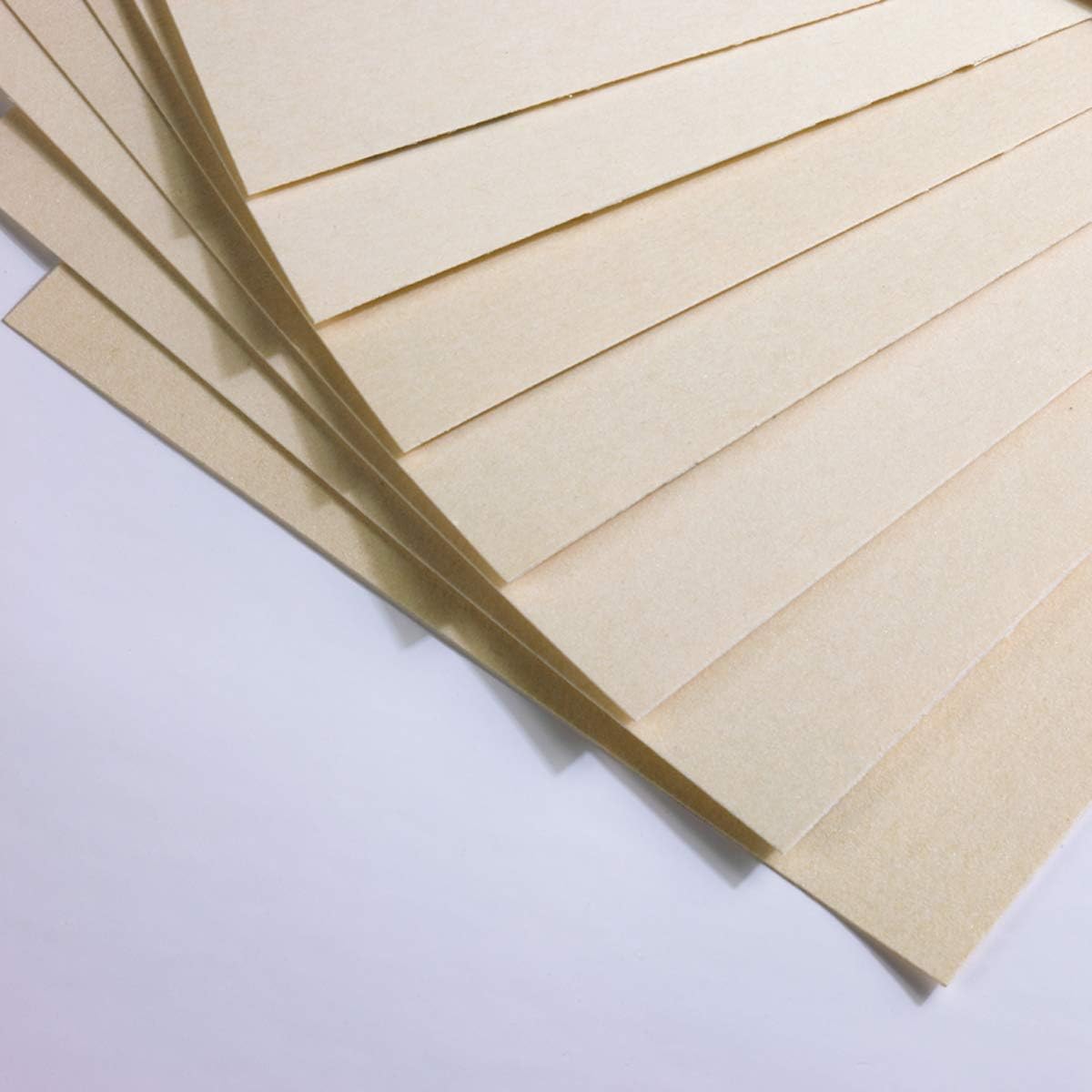 Uart Sanded Pastel Art Paper, Off-White, 18" x 24" Paper, Grit #800, 10 Sheet Pack