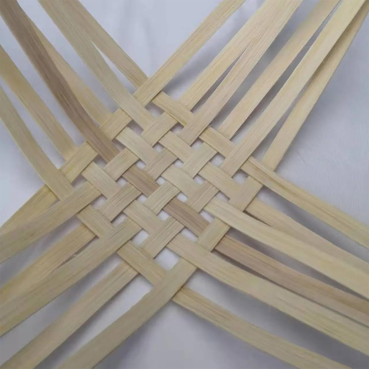 Caña Plana Fina De 6mm, 10m/Rollo, Caña De Ratán Real Indonesio Natural para Cestería Y Reparación De Muebles De Mimbre