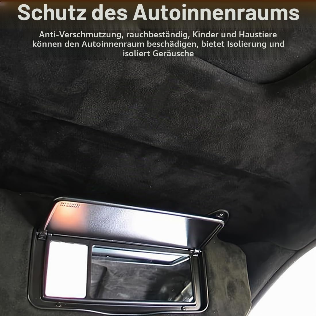Yuragim Selbstklebend Dachhimmel Stoff, 200x150 cm Meterware Textil Innenraumverkleidung Autostoff Reparatur Autohimmelstoff, Innenverkleidung Bezugsstoff für Auto Caravan Boot Wohnmobil DIY