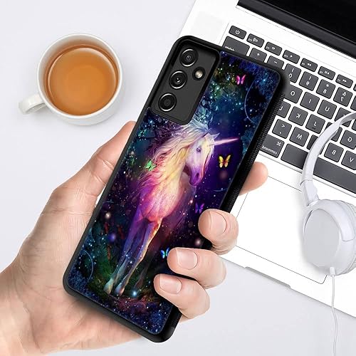 Miniatura 6 de DJSOK Funda compatible con Samsung Galaxy A14 5G, hermoso caballo para niñas y niños, diseño exquisito, a prueba de golpes, antideslizante,