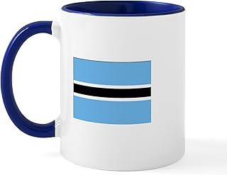 CafePress Botswana Flag Mug 11 oz (325 ml) Ceramic Coffee Mug