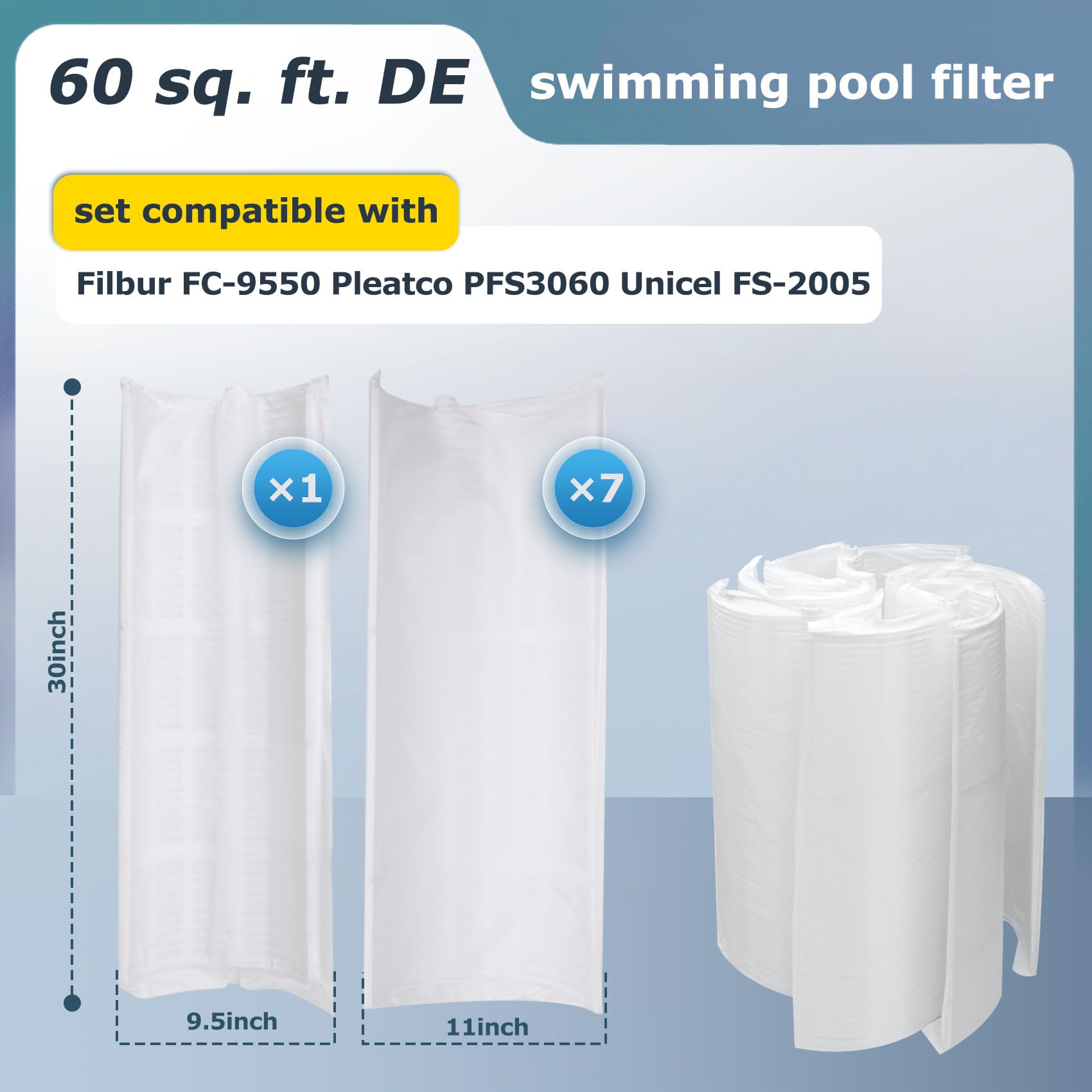 Amazon.com : DE Filter Grid 60sq.ft. Compatible with Pleatco Amazon.com : DE Filter Grid 60sq.ft. Compatible with Pleatco