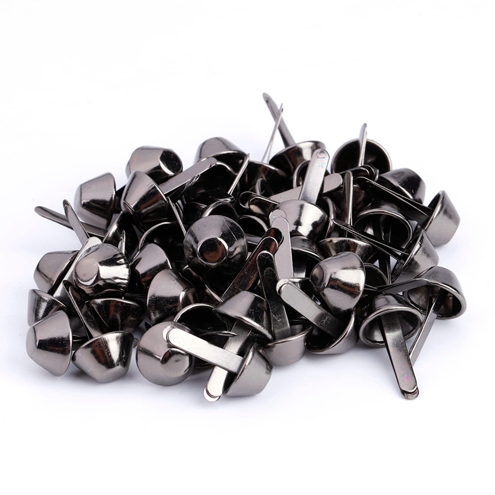 10 Piedini In Ottone Massiccio Per Borse E Pelletteria | 12mm | Rivetti Con Vite Per Fai Da Te E Artigianato - 2