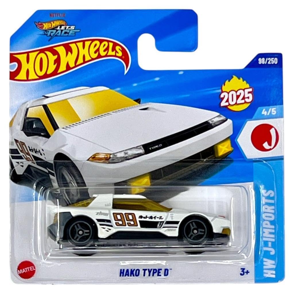 Hot Wheels Single Cars Hako Type D HYW25, Bunt, 1:64