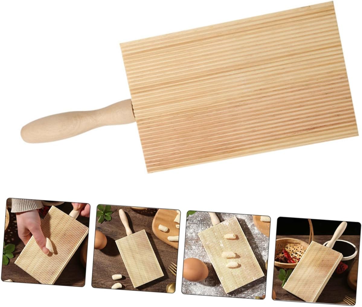 Wooden Pasta Board Maker for Kitchen Home Xmas image 4