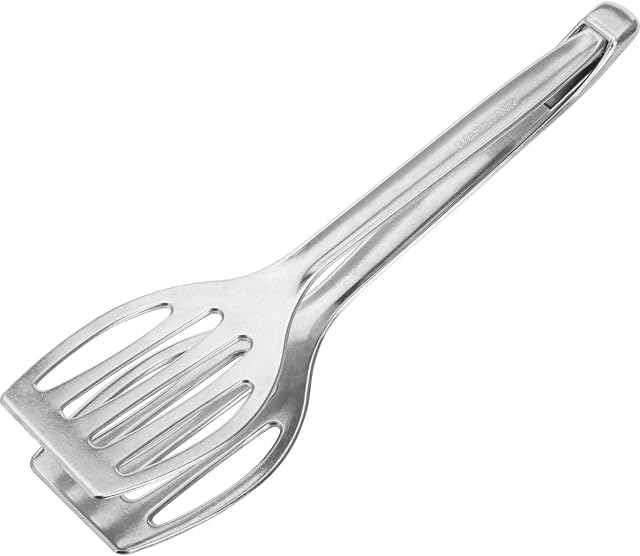 Westmark Double Spatula/Grill Tongs, Length: 27.5 cm, Die-cast aluminium, Duetto, Silver, 21102260