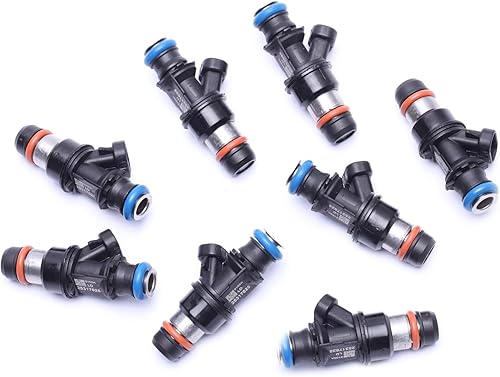 Miniatura 9 de Rich Choices Inyectores de combustible compatibles con Ford 4.6 5.0 5.4 5.8 reemplaza 0280150943 (juego de 8)