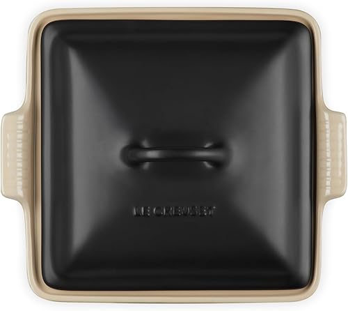 Miniatura 28 de Le Creuset Stoneware Heritage - Cazuela cuadrada cubierta, 2.5qt. (9"), Artichaut