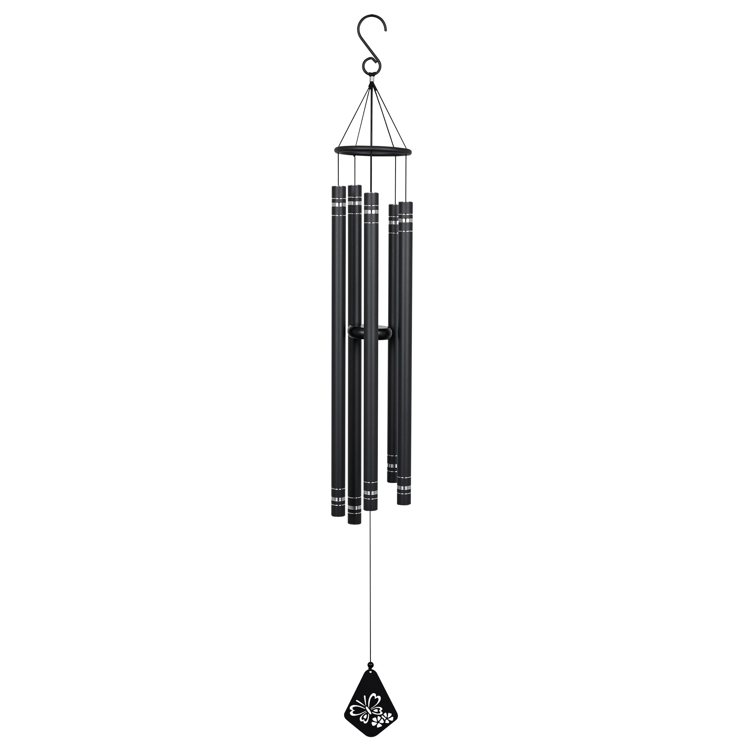 Amazon.com: Alpine Corporation KAW196HH-BK Metal Wind Chime w