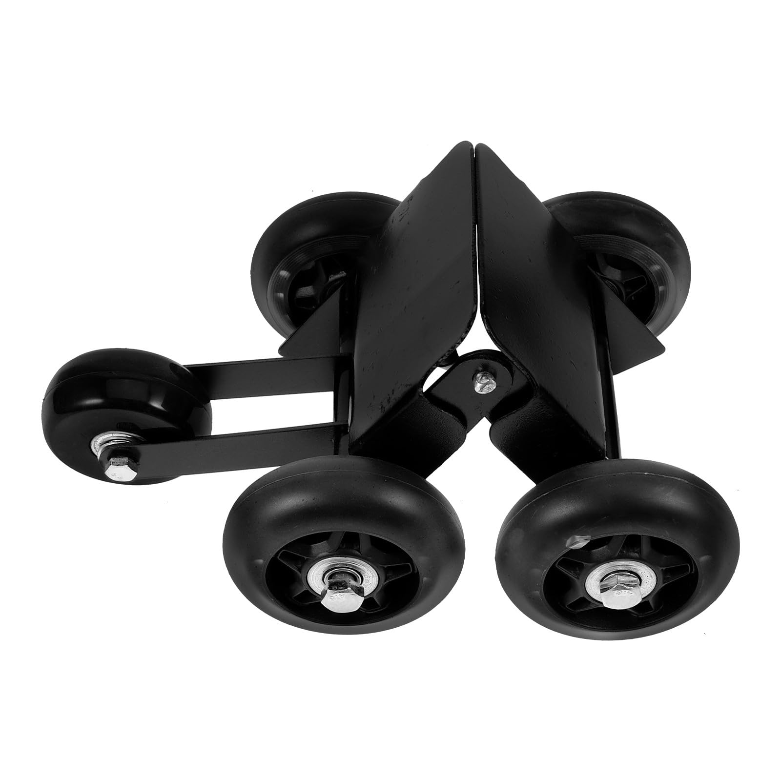 Yardwe Chariot à Pneus de Moto Noir, Outil de Déplacement de Pneu d'urgence, Rouleau Robuste Compatible Tricycles Électriques, Accessoire de Dépannage pour Crevaison, Couleur Aléatoire