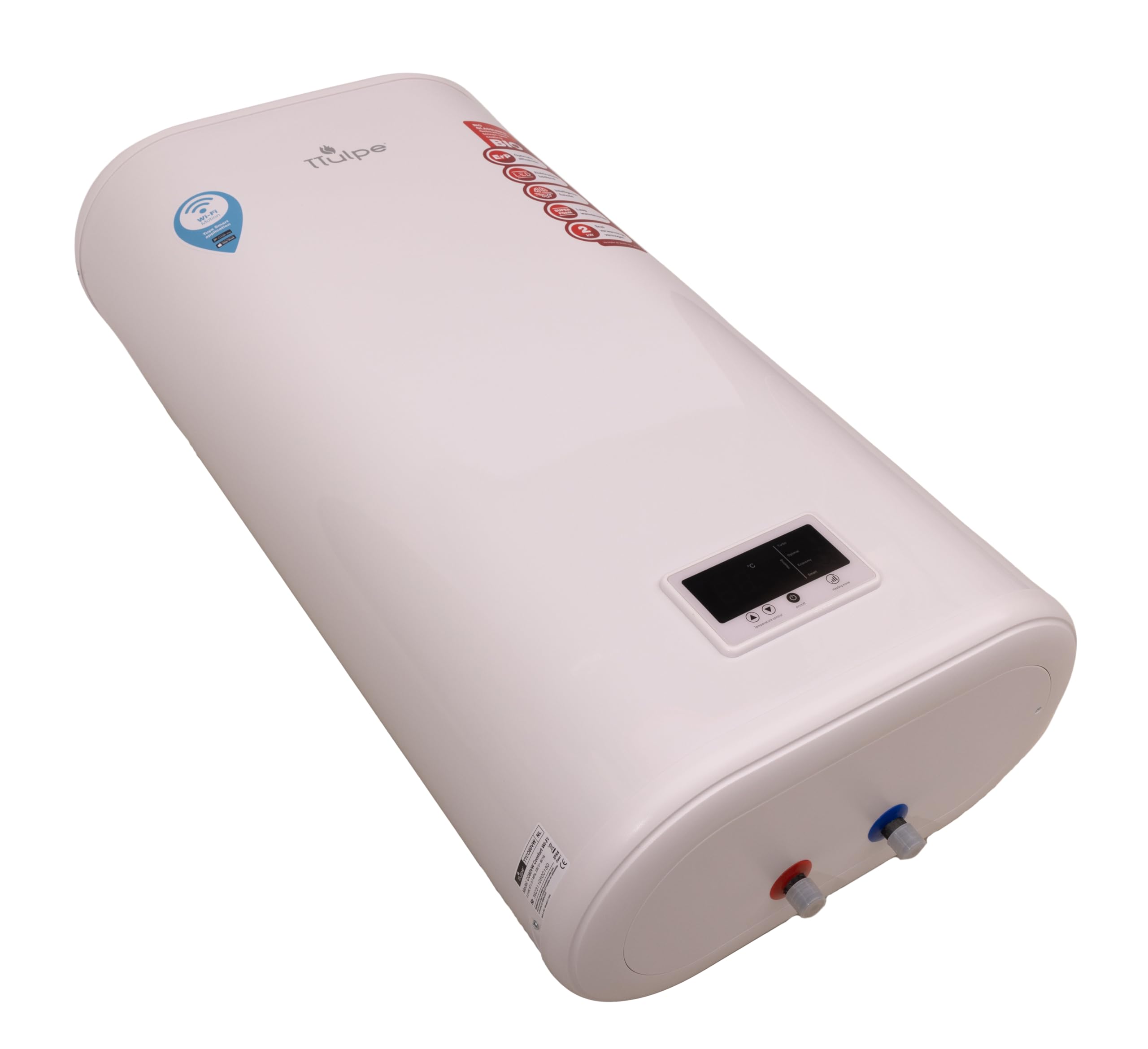 Comfort Chauffe-eau plat vertical Wi-Fi 80 V 80 l