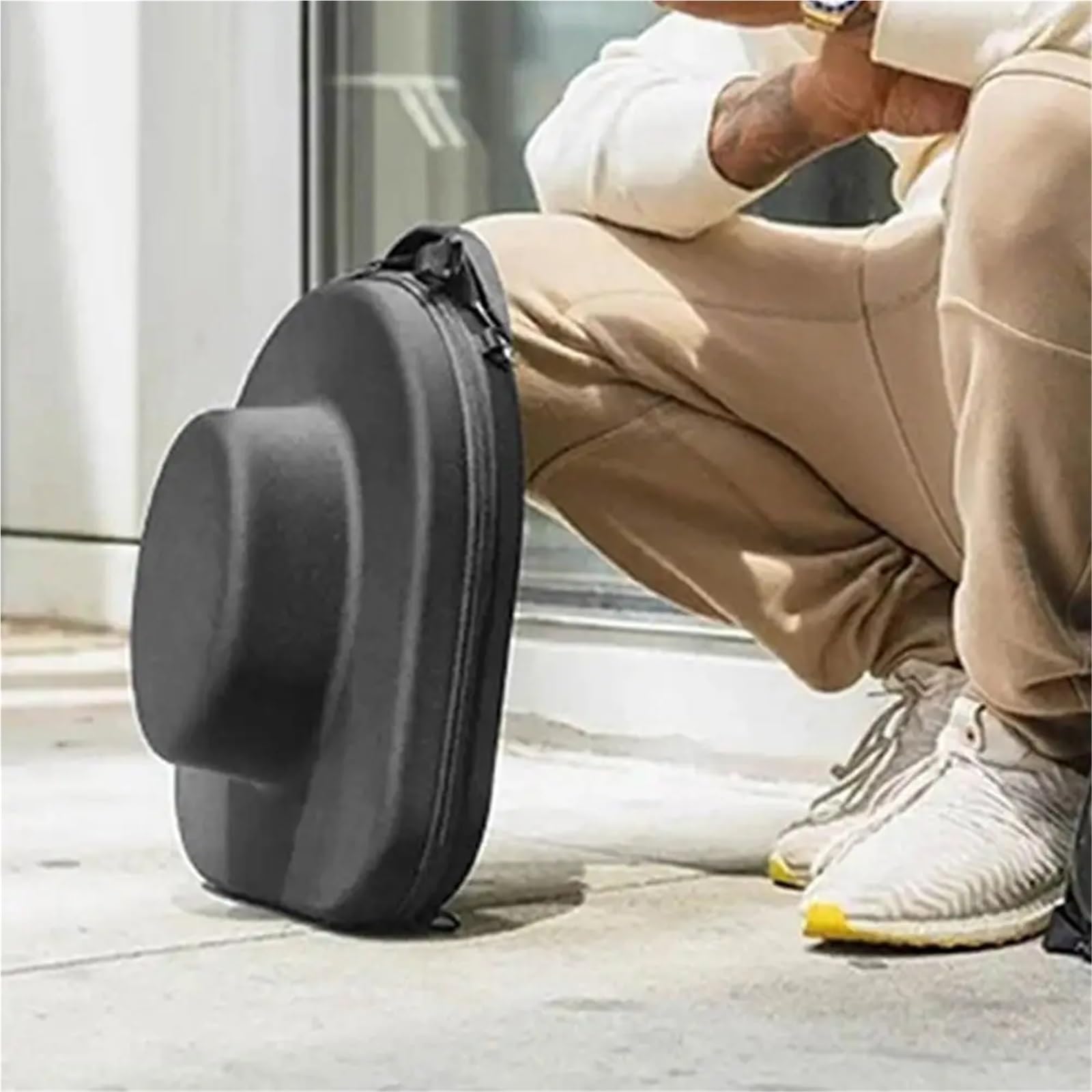 Bolsa de almacenamiento for sombrero vaquero, asa impermeable, cierre cremallera, Estuche transporte, portátil, resistente al desgaste, bolsa equipaje Para Sombrero