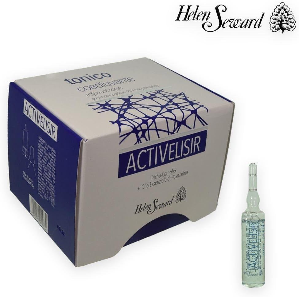 Helen Seward Activ Elisir Ampoules adjuvant Anti-fall Tricho Complex Action Stimulating | 12pz Pack 10 ml