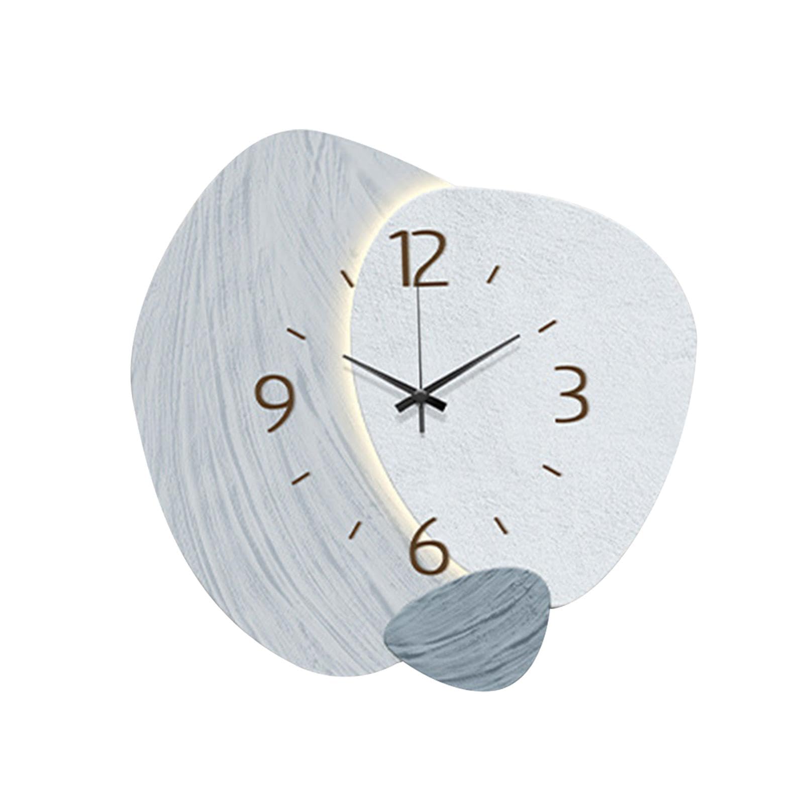 Horloge murale silencieuse nordique pour stopper les bruits dans la cuisine
