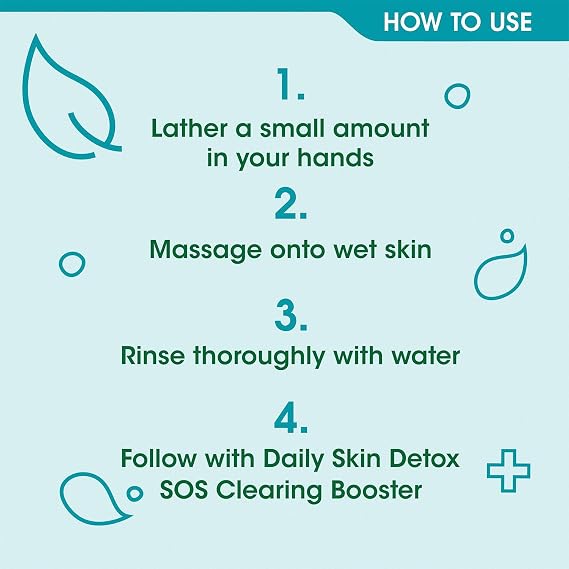 Simple Daily Skin Detox Purifying Facial Wash, 150ml (Package may vary)