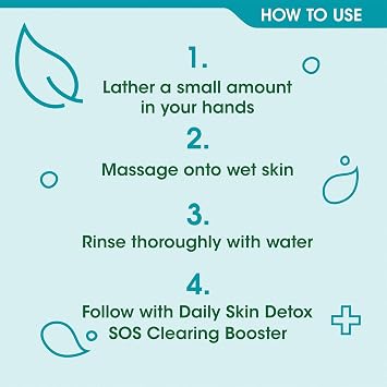 Simple Daily Skin Detox Purifying Facial Wash, 150ml (Package may vary)