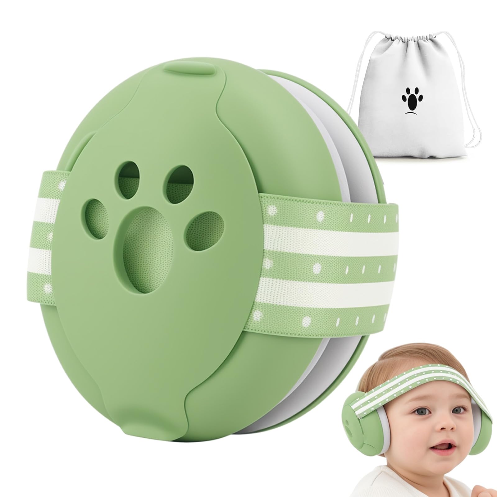 SHOCHX Baby Ear Defender for Babies and Toddlers up to 36 Months, Noise Reduction Earmuffs