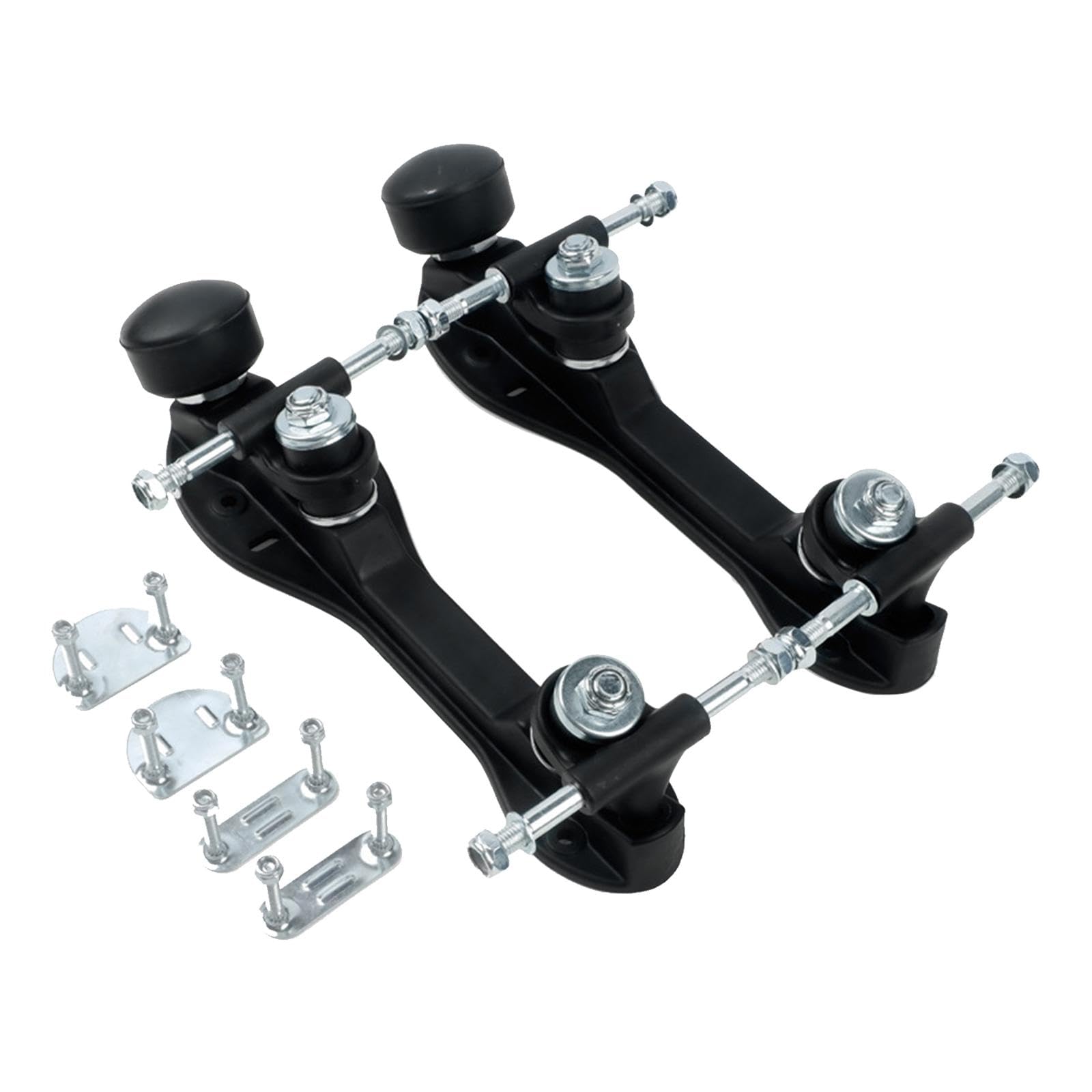 Yiju Roller Skate Base Plate for Women DIY Shoe Modification Components, Rubber Brake 24.8 cm