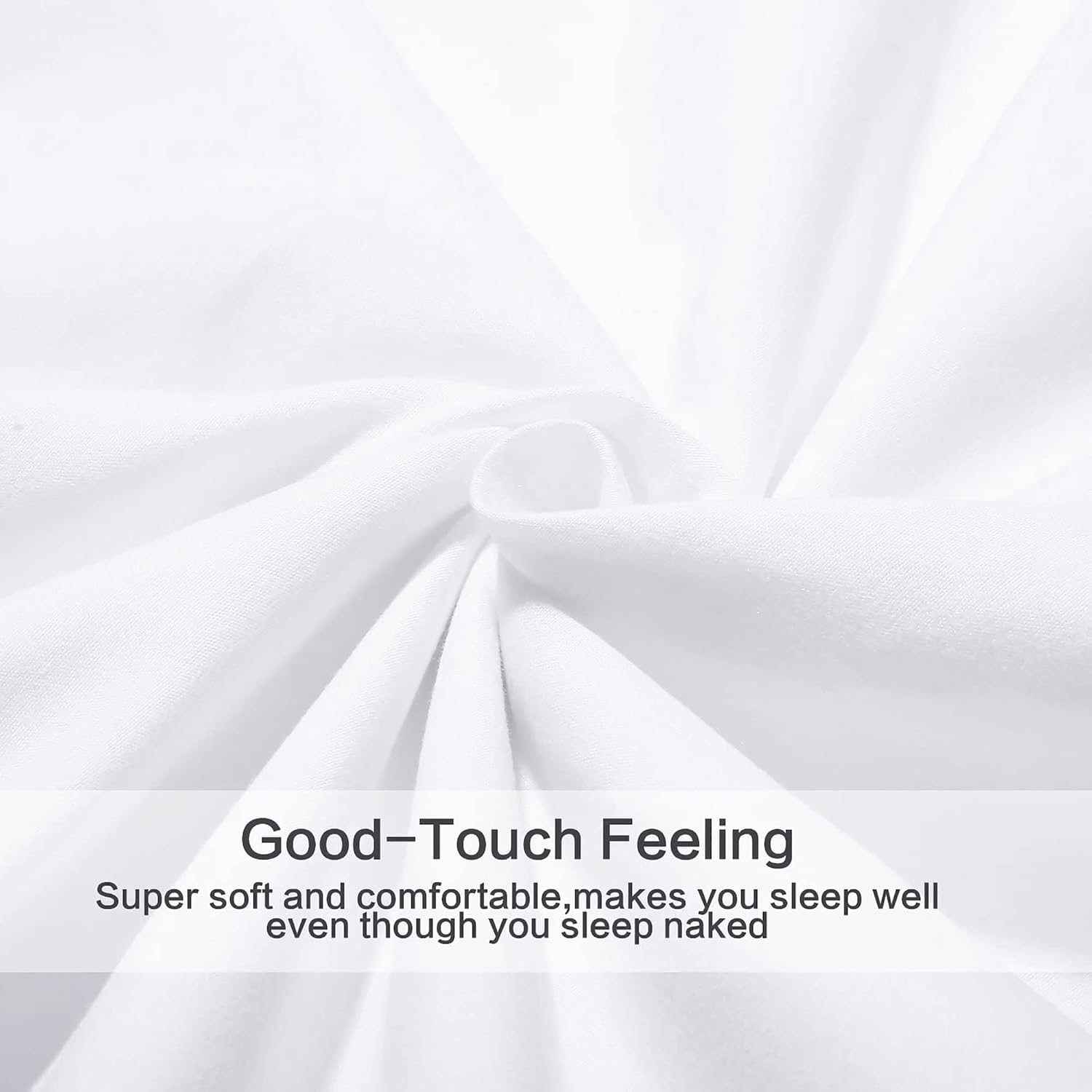 Best Season 400 Thread Count Cotton Queen Size Sheet Set (White Color) 4 Piece - 100% Long Staple Cotton Sheets Set, Soft Cotton Bed Sheets Sets with Deep Pocket fit Upto 16 inch